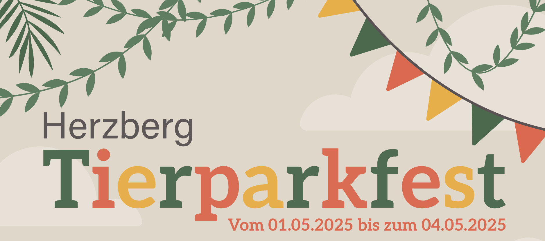 Veranstaltung: Tierparkfest Herzberg vom 01.05.2025 bis zum 04.05.2025