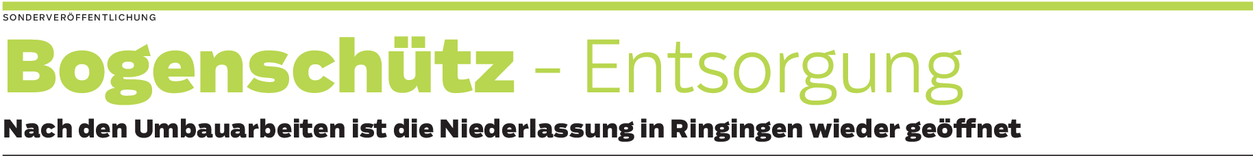 Bogenschütz-Entsorgung in Ringingen: Vorbeischauen