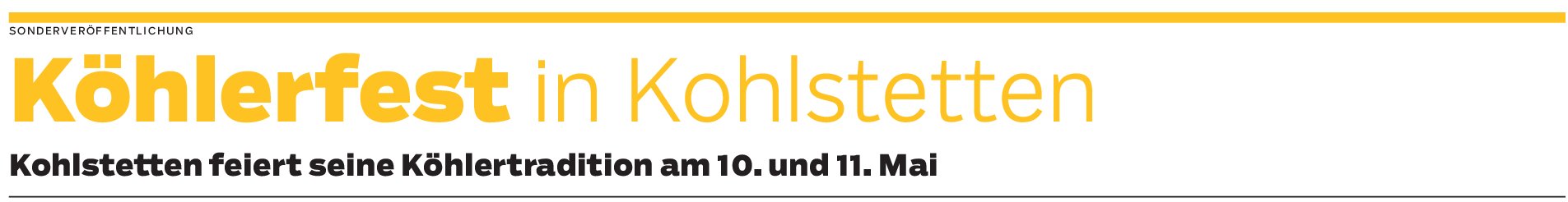 Kohlstetten: Köhlertradition und Livemusik