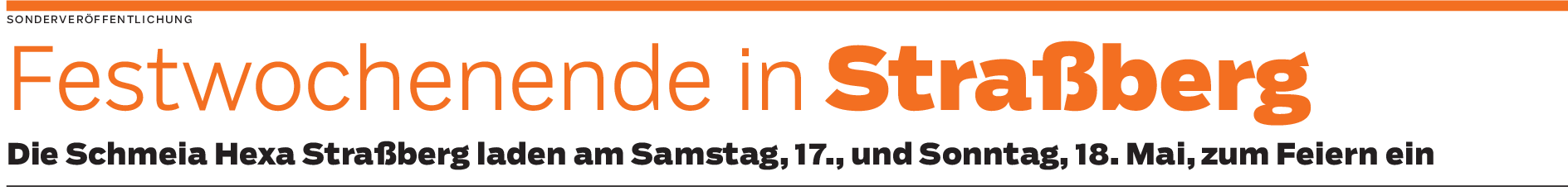 Großes Festwochenende in Straßberg
