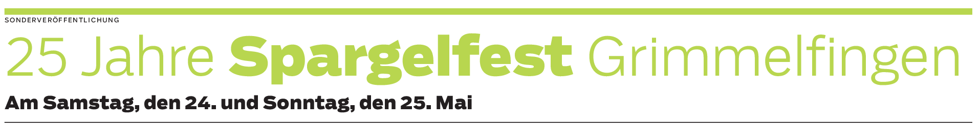 25 Jahre Spargelfest Grimmelfingen