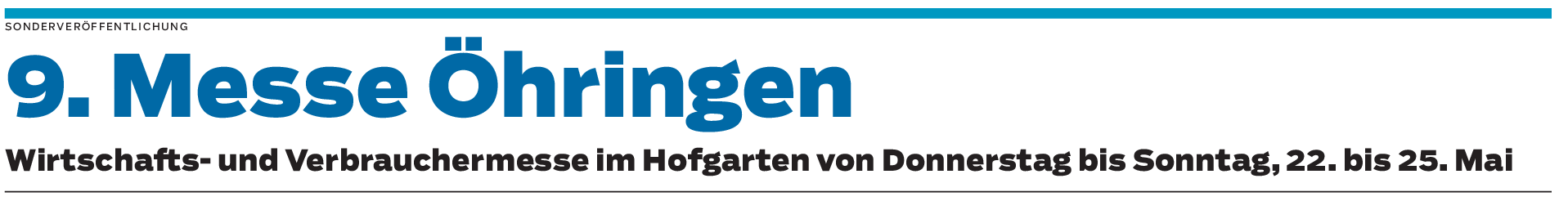 Einzigartiges Konzept der 9. Messe Öhringen