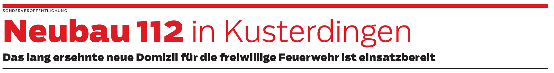 Neubau 112 in Kusterdingen: Mehr als ein Feuerwehrhaus