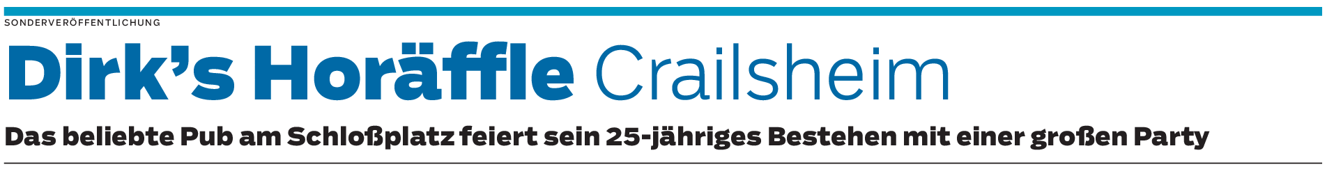 Crailsheim: Ein Vierteljahrhundert Spaß und gute Laune