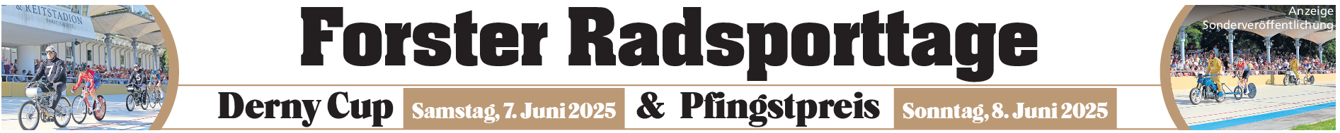 Rad- und Reitstadion in Forst: Radsport & Motorenknattern
