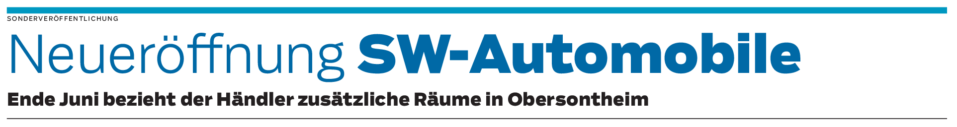 Neueröffnung SW-Automobile in Obersontheim