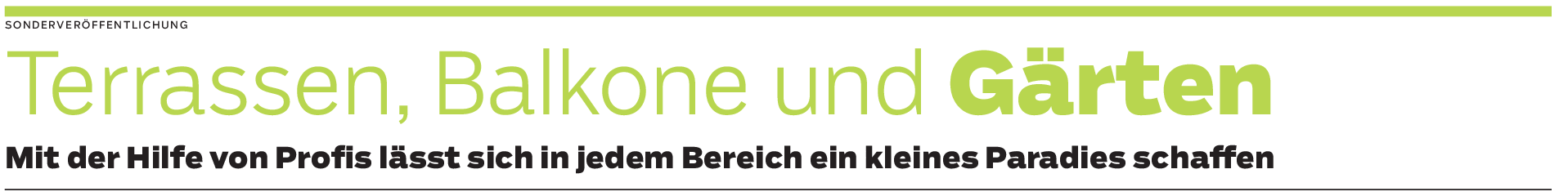 Ein schattiges Plätzchen