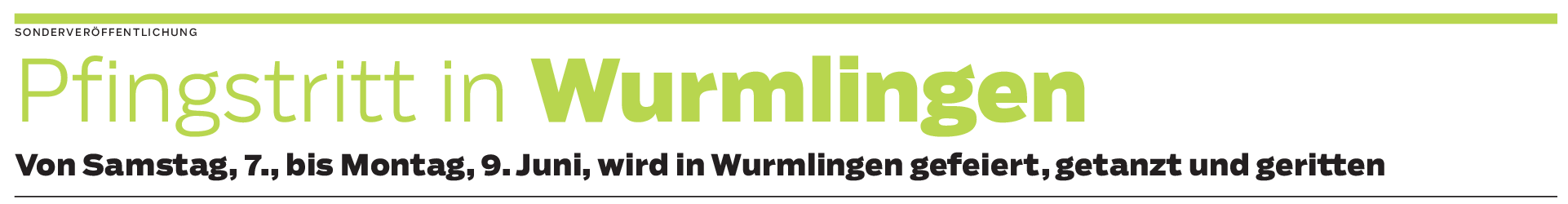 Pfingstritt in Wurmlingen