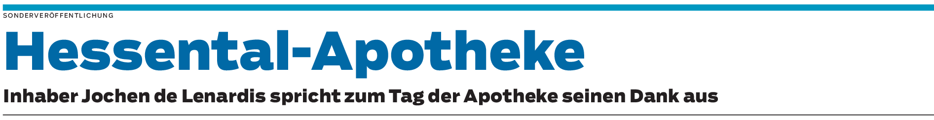 Inhaber der Hessental-Apotheke in Schwäbisch Hall dankt seinen Kunden