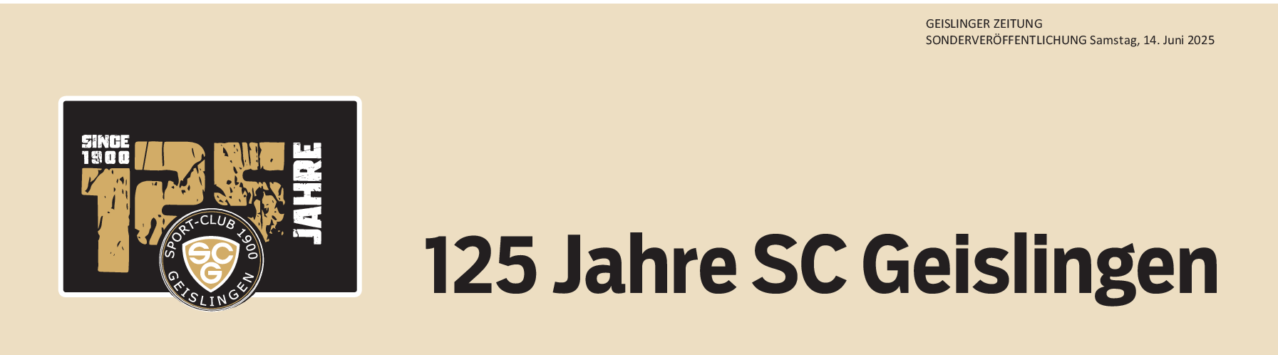 SC Geislingen: Ein Fest der Legenden am 21. Juni 2025