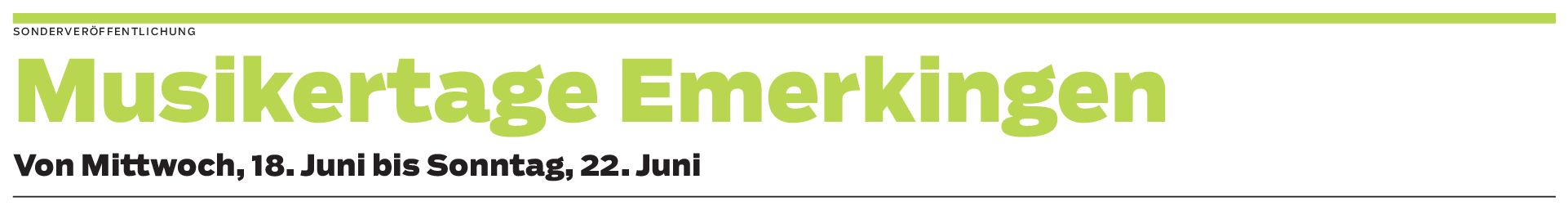 Musikertage  in Emerkingen: Blasmusik und Stimmung