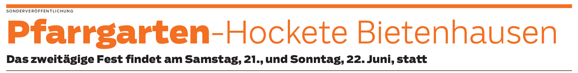 Pfarrgarten-Hockete Bietenhausen mit viel Musik