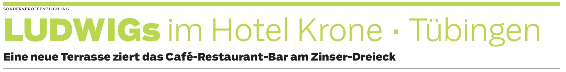 Ludwigs im Hotel Krone in Tübingen