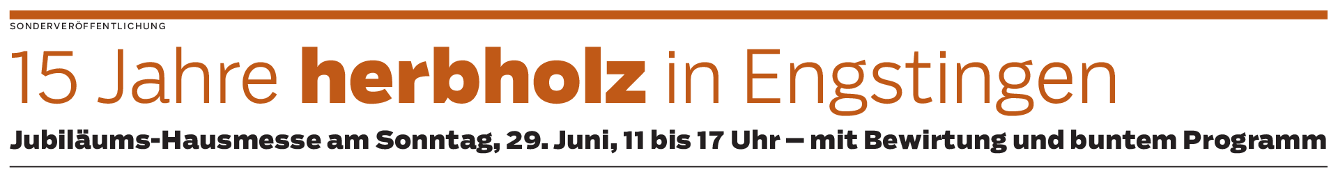 15 Jahre Firma herbholz in Engstingen