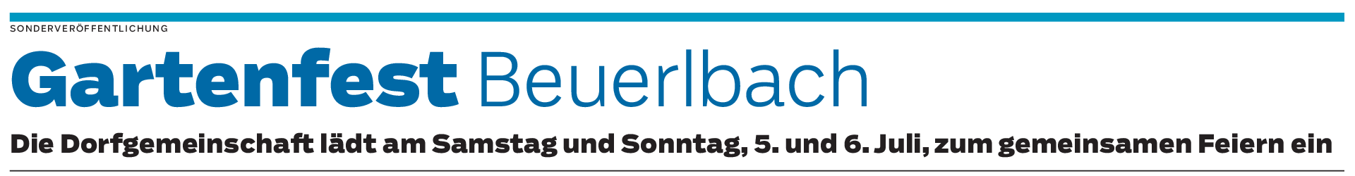 Beuerlbach: Gelebte Tradition