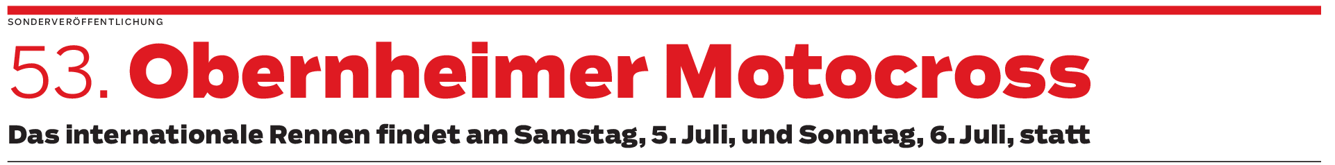 Spannung pur beim Obernheimer Motocross Rennen