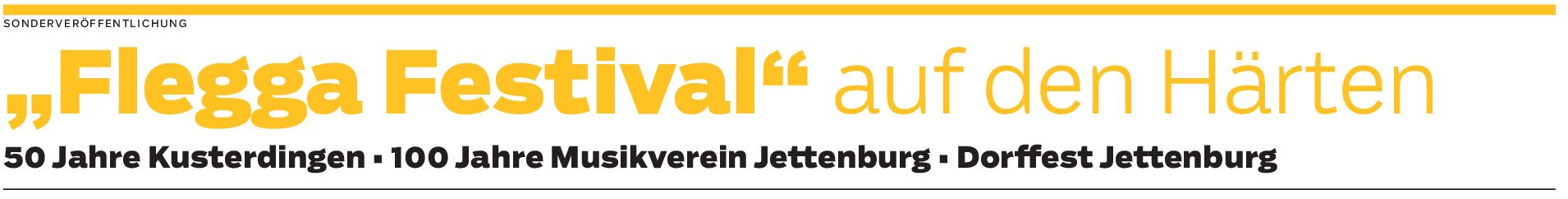 Jubiläumswochenende in Jettenburg