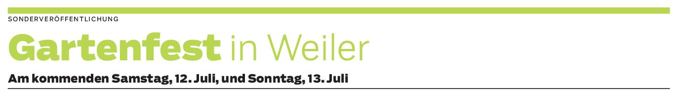 Gartenfest in Weiler
