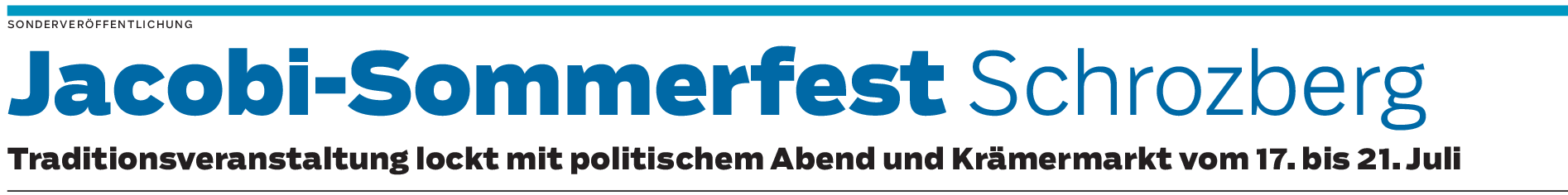 Politischer Abend und Krämermarkt in Schrozberg