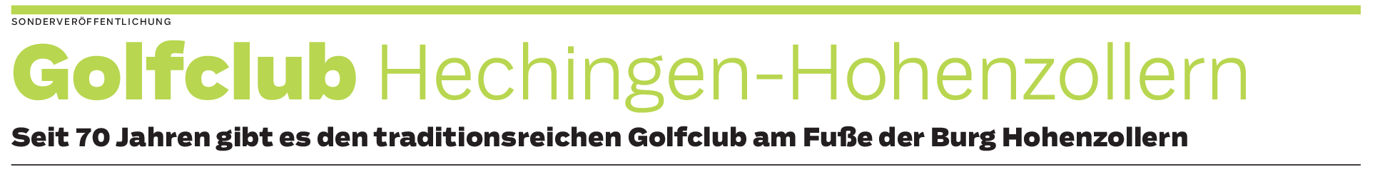 Sportlichkeit und Engagement beim Golfclub Hechingen-Hohenzollern