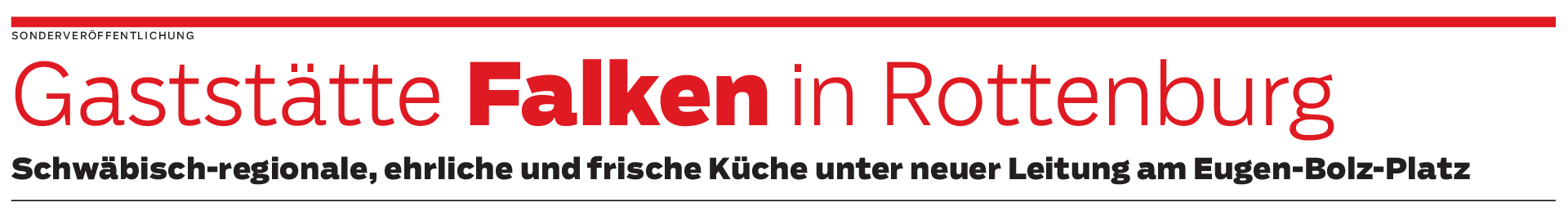 Gaststätte Falken in Rottenburg unter neuer Leitung