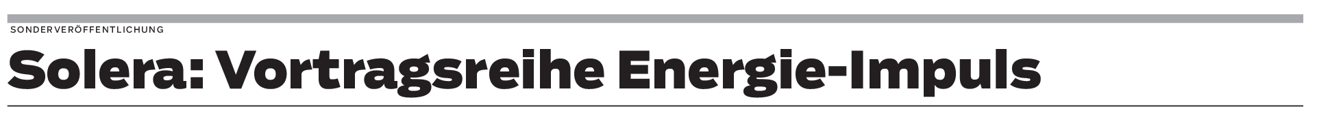 Solera: Vortragsreihe Energie-Impuls in Göppingen