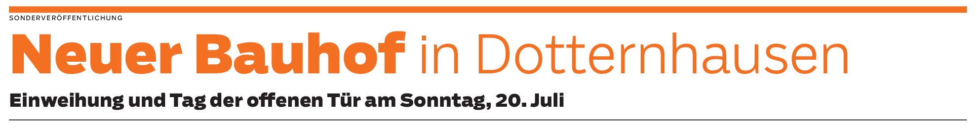 Einweihung des neuen Bauhof in Dotternhausen