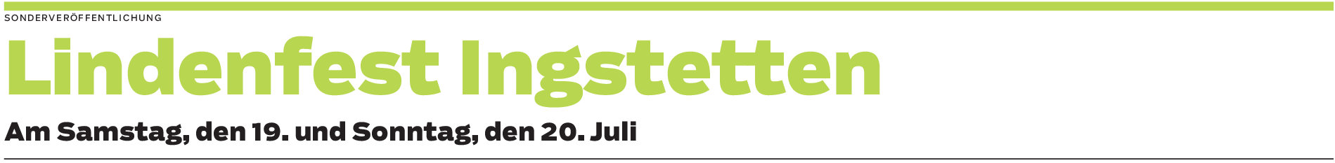 Ingstetten feiert die alte Dorflinde