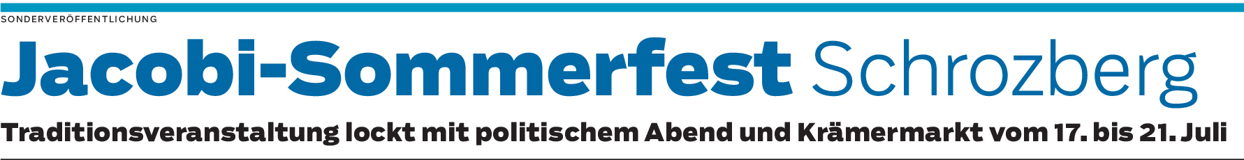 Jacobi-Fest in Schrozberg: Feste feiern, wie sie fallen