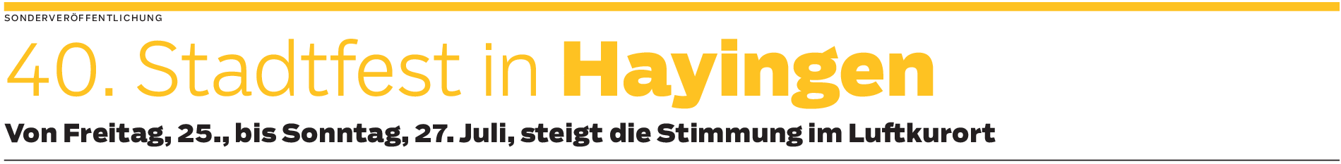 Stadtfest in Hayingen: Stimmung im Luftkurort