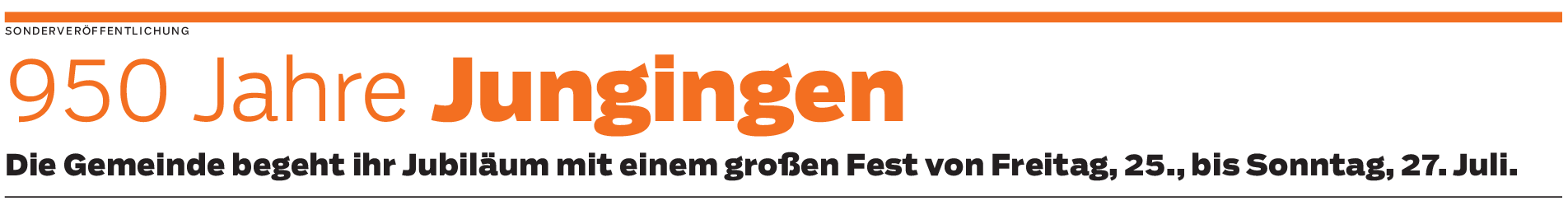 950 Jahre Jungingen