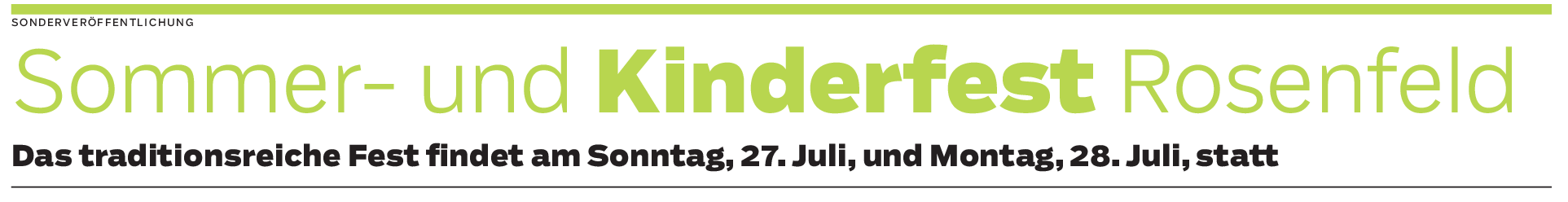 Sommer- und Kinderfest in Rosenfeld