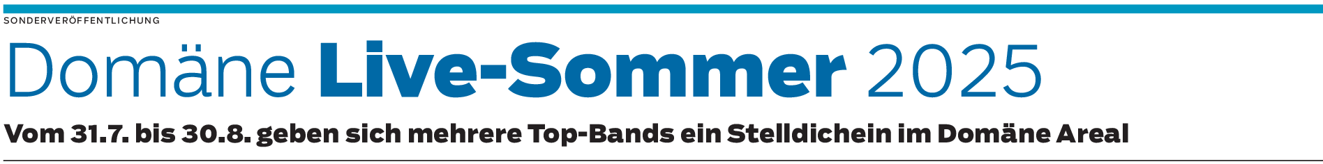 Von Schlager bis Rock beim „Domäne Live-Sommer“ 