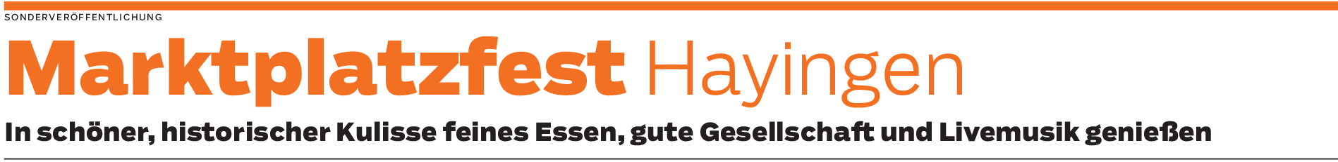 Marktplatzfest in Hayingen