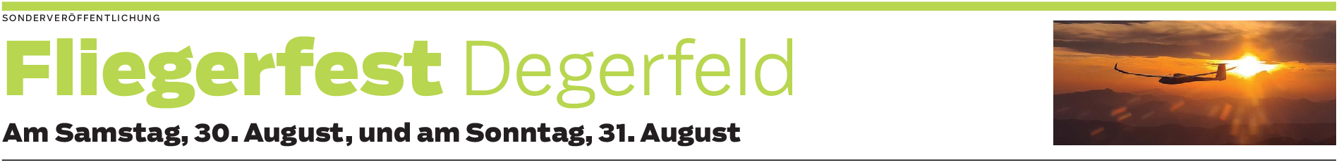 Degerfeld: Die Flugschule vor der eigenen Haustür