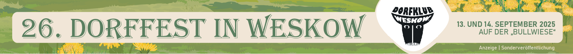 Highlights, auf die Sie sich zum Dorffest freuen können