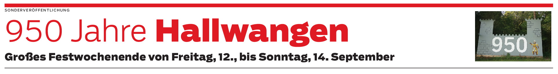 950 Jahre Hallwangen: Drei Tage buntes Programm