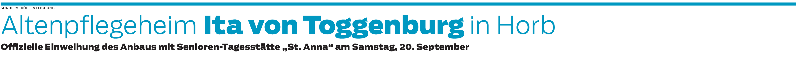 Altenpflegeheim Ita von Toggenburg in Horb: Helles und modern gestaltetes Wohnen im Alter Altenpflegeheim Ita von Toggenburg in Horb: Helles und modern gestaltetes Wohnen im Alter