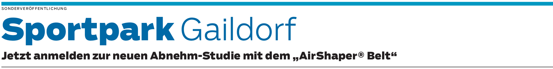 Weniger Bauch in vier Wochen mit dem Sportpark Gaildorf