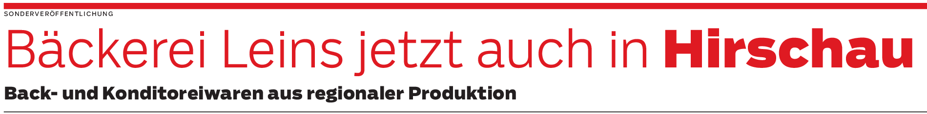 Bäckerei Leins jetzt auch in Hirschau