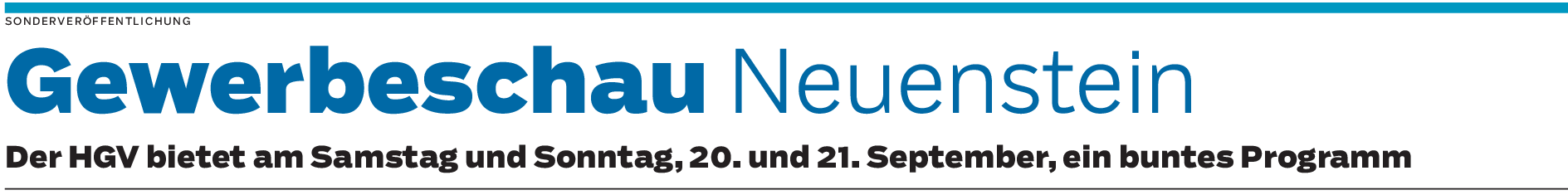 Gewerbeschau in Neuenstein