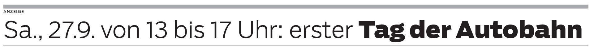Dornstadt: Autobahn erlebbar