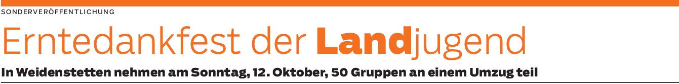 Weidenstetten - Motto: „Für eine lebenswerte Zukunft“