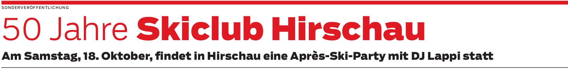 50 Jahre Skiclub Hirschau