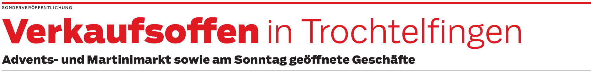 Verkaufsoffen in Trochtelfingen
