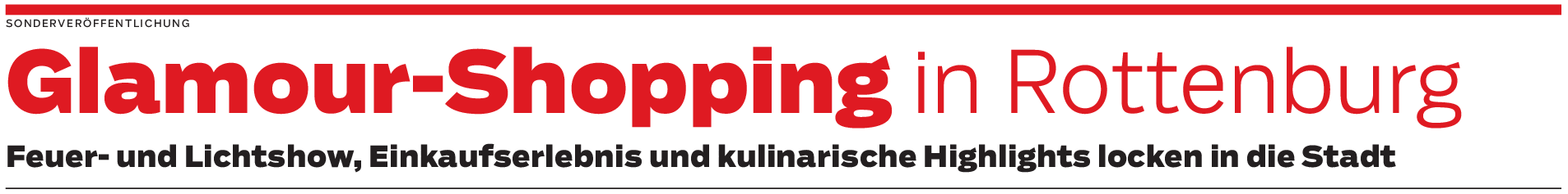 Glamour Shopping und Street Food Markt in Rottenburg am Neckar