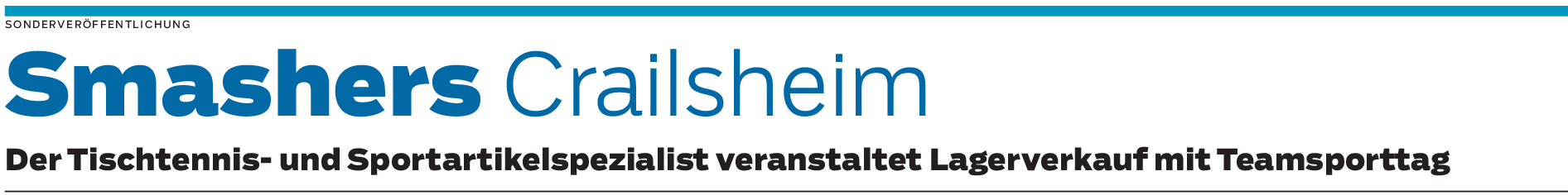 Sportliche Schnäppchen im Smashers in Crailsheim