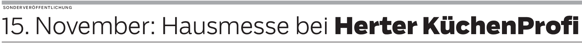 Hausmesse bei Herter KüchenProfi in Ulm-Donautal