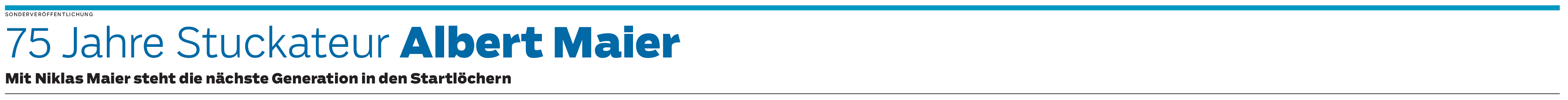 Stuckateurbetrieb Albert Maier in Metzingen: Solide Qualität seit 75 Jahren