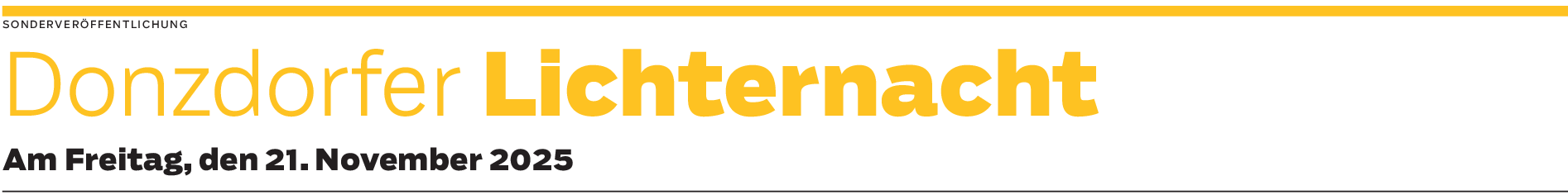 Donzdorf: Leuchtender Abendbummel